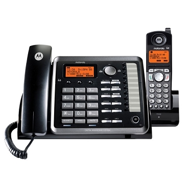 Motorola  2-Line Corded Desk Phone Digital Answering System